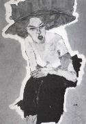 Egon Schiele, Mischievous woman